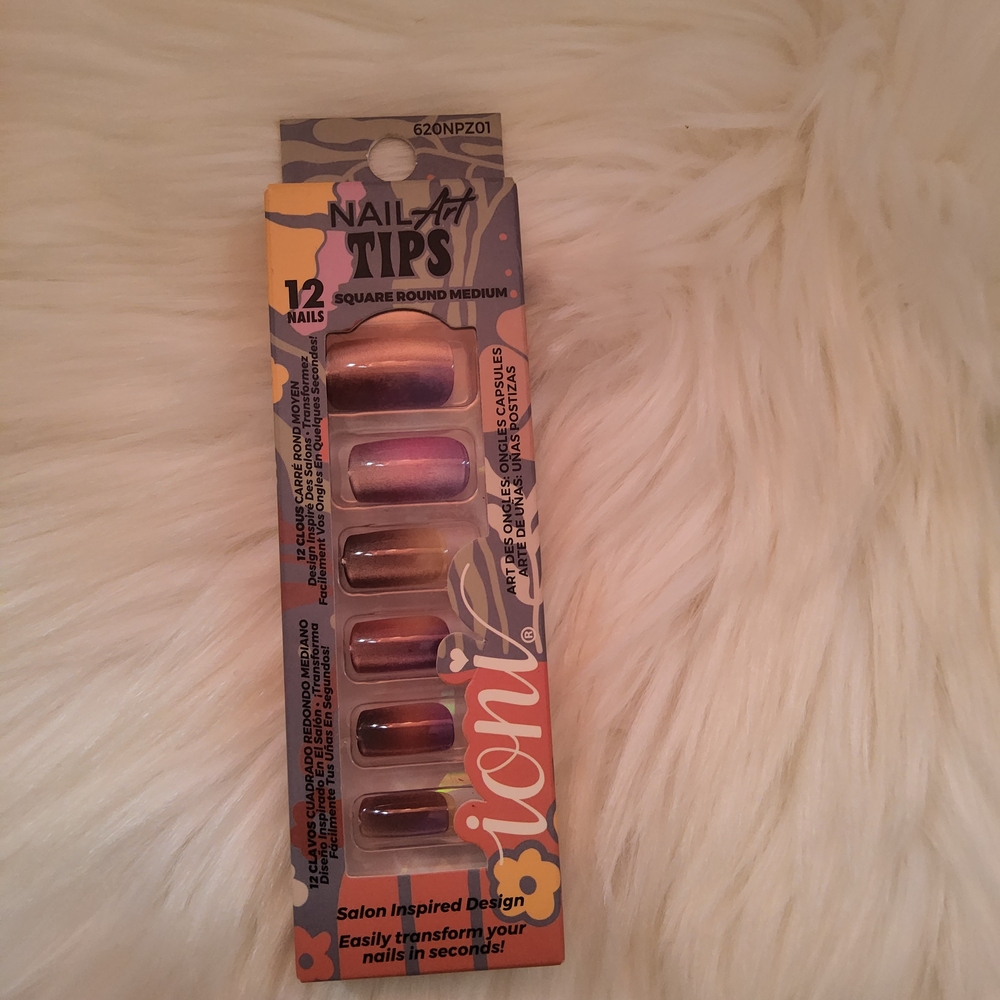 Ioni Nail Art Tips - Square Round Medium